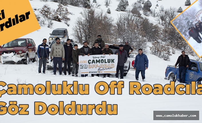 Çamoluk'ta bir ilk! Çamoluk'ta off Road Ekibi İlk Etkinliğinde Göz Doldurdu.