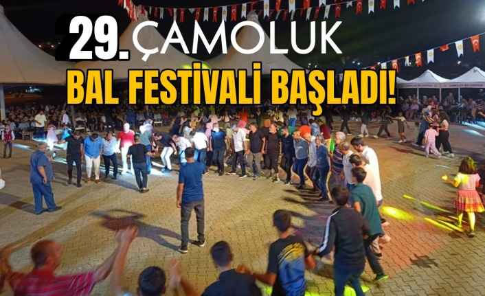 Çamoluk Bal Festivali Başladı