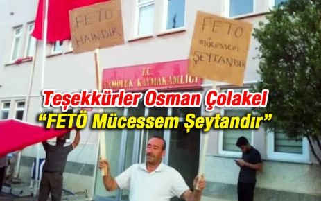Tebrikler Osman Çolakel 
