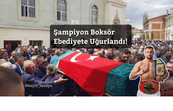 Şampiyon Boksör Memleketi Ata Toprağı Alucra'da Ebediyete Uğurlandı!