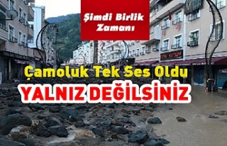 Çamoluk Tek Ses Oldu "Yanınızdayız