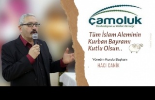 Genel Başkan Hacı Canik'ten 2022 Kurban Bayramı...