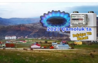 2023 Çamoluk'ta Doğalgaz Yılı Olacak!