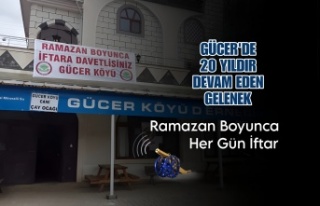 Gücer Derneğinden Ramazan Boyunca İftar. Bayramın...