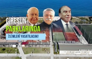 Giresun Belediye Meclisi Ecevit, Erbakan ve Türkeş’in...