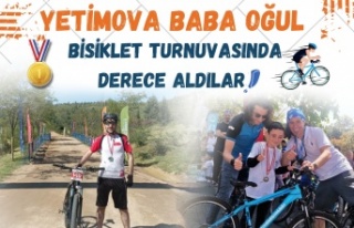 Yetimova, Baba Ve Oğlu Bisiklet Turnuvasında Derece...