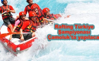 Çamoluk'ta  Türkiye Rafting  Şampiyonası yapılacak