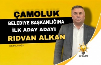 Çamoluk Belediye Başkanlığına İlk Aday Adayı Rıdvan Alkan Oldu!