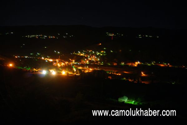 Çamoluk gece