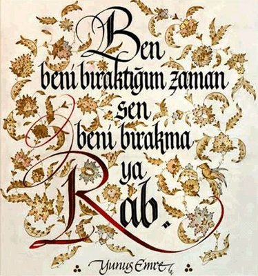 Beni bırakma Allah'ım