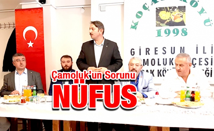 Çamoluk'un Sorunu Nüfus!