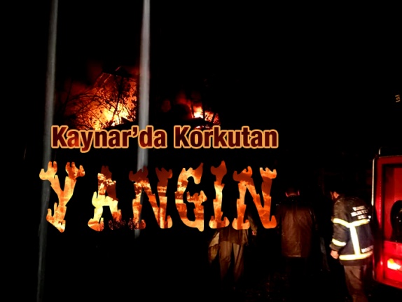 Kaynar'da Korkutan Yangın