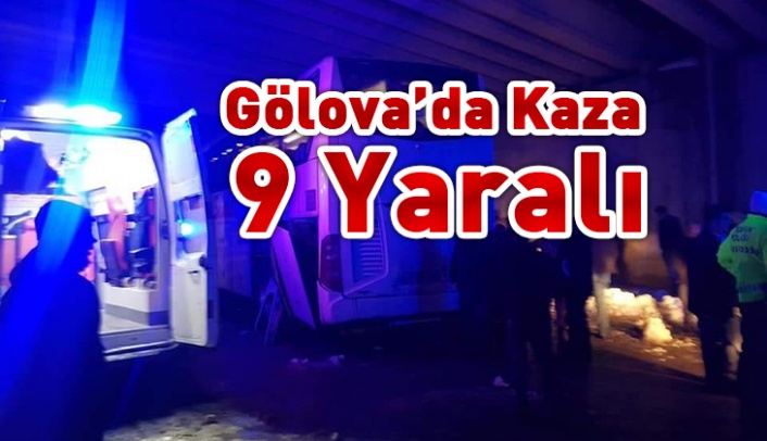 Gölova'da Kaza 9 Yaralı