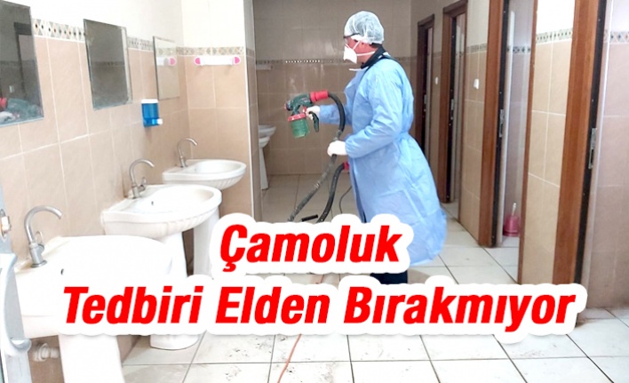 Çamoluk Baştan Başa Dezenfekte Ediliyor