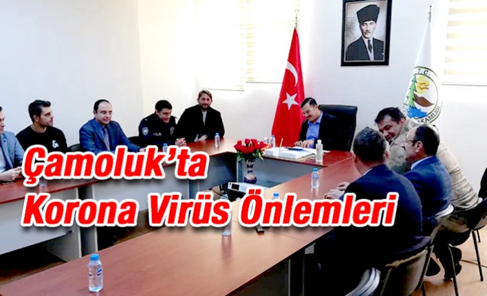 Çamoluk'ta Korona Virüs Önlemleri