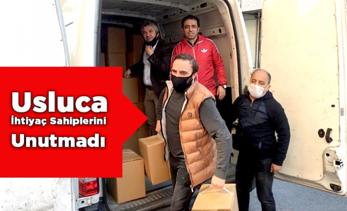 Usluca İhtiyaç Sahiplerini Unutmadı