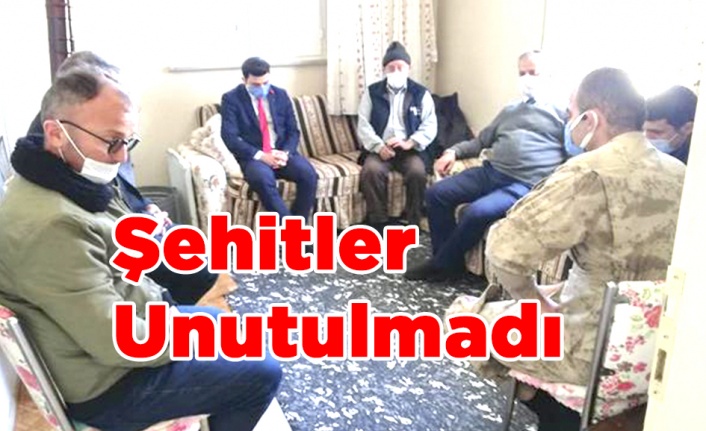 Şehit Aileleri Unutulmadı