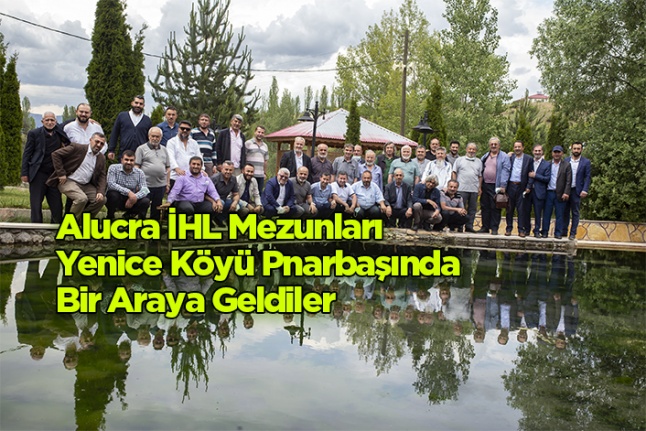 Alucra  İHL Mezunları  Yenice Köyü Pınarbaşında  Bir Araya Geldiler