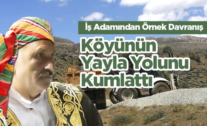 Dulundas Mahallesi'nin  Yayla Yolları  Kumlandı