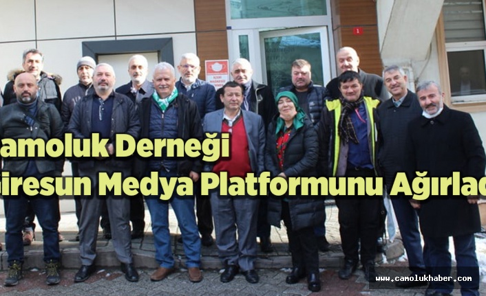 Çamoluk Derneği Giresun Medya Platformunu Ağırladı