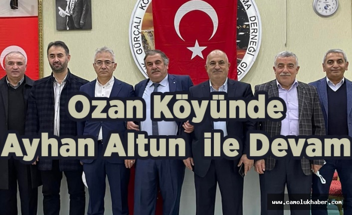 Ozan Köyü Derneğinde Ayhan Altun İle Devam