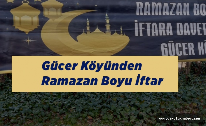 Gücer Köyünden Ramazan Boyu İftar