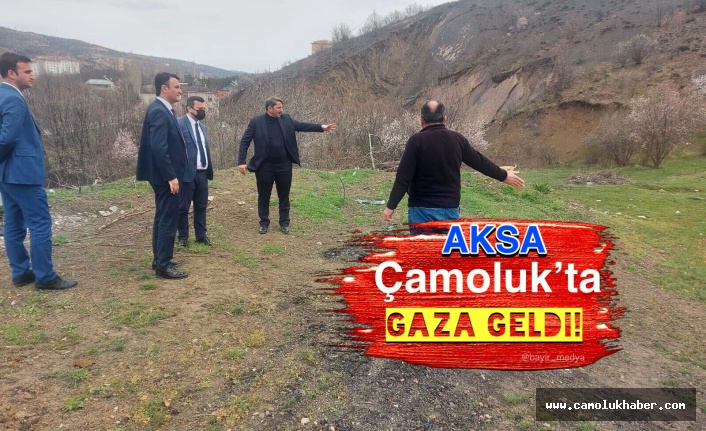 Aksa Yetkilileri Çamoluk'ta Doğal Gaz Keşfi Yaptı!