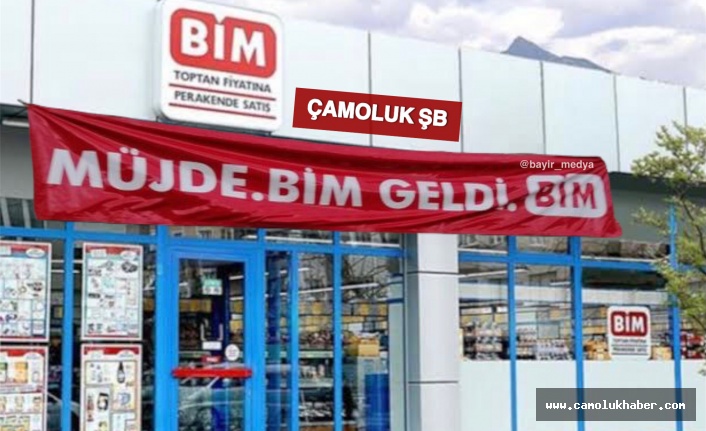 BİM Market Çamoluk’ta Müjde Diye Duyurdu!