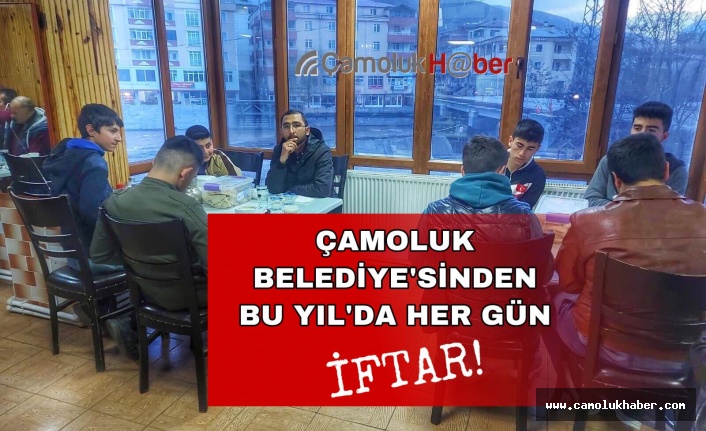 Çamoluk Belediye'sinden Bu Yıl'da Her Gün İftar.