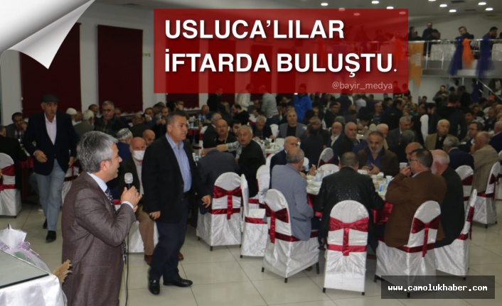 Usluca’lılar İftarda Bir Araya Geldiler.