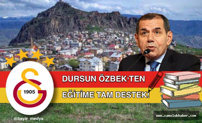 GS SK Eski Başkanı Dursun Özbek’ten Eğitime Destek!