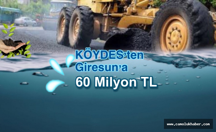 KÖYDES’ten Giresun İlçelerine 60 Milyon TL Ödenek!