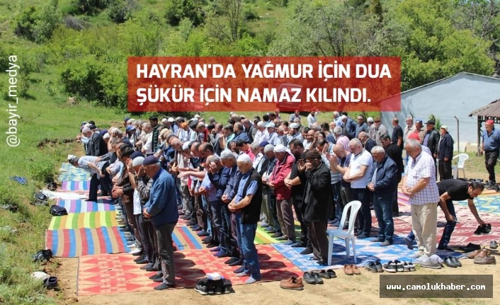 Yazılar ve Kurtuluş Mahalleleri Yağmur duası ve Şükür Kurbanı İçin Bir Araya Geldiler.