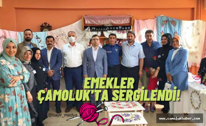 Halk Eğitim Merkezi Kursiyerlerin El Emekleri Sergiye Çıktı.