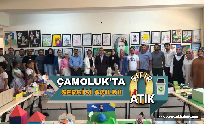 Çamoluk' ta Öğrencilerden Sıfır Atık Farkındalığı Sergisi Açıldı!