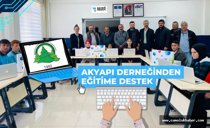 Akyapı Derneği Bilgisayar Sınıfı Kurdu!