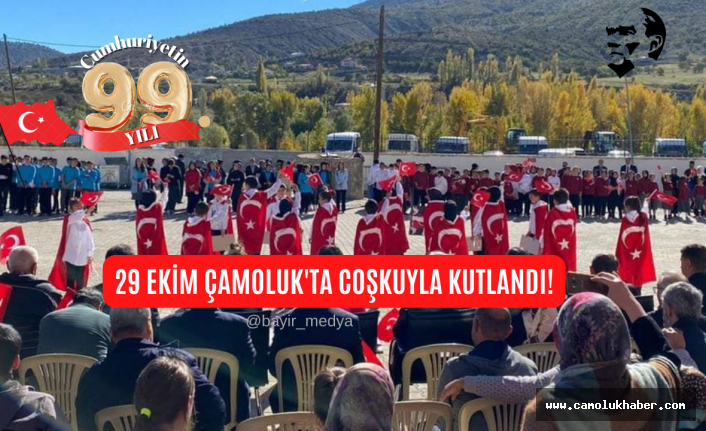 Çamoluk'ta 29 Ekim Cumhuriyet Bayramı Coşkuyla Kutlandı!