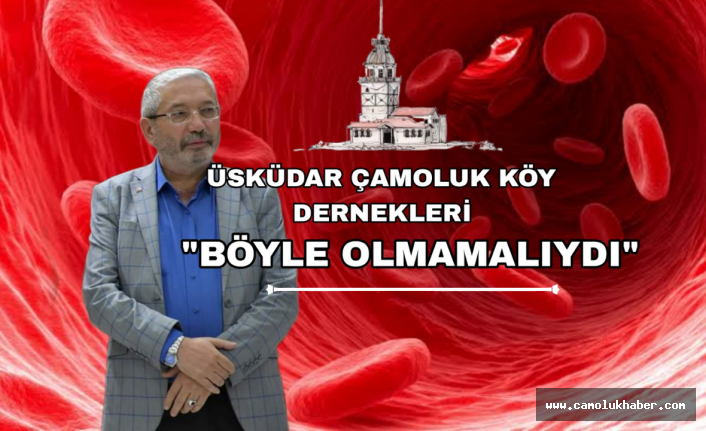 Çamoluk Dernek Başkanı Canik, Böyle Olmamalıydı!