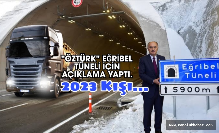 Kapalı Eğribel Tüneli 2023 Kışında da Tek Tüp!