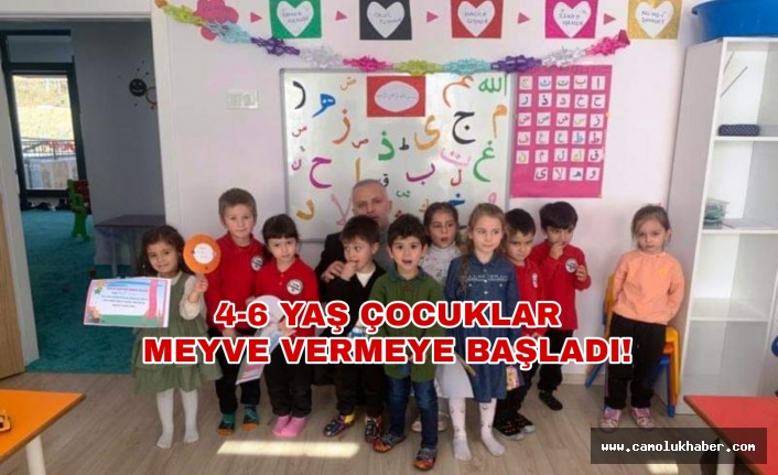 4-6 Yaş Grubu Kur'an Kursu Öğrencileri Meyve Vermeye Başladı!