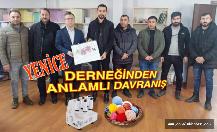 Yenice Köyü Derneğinden Anlamlı Davranış!