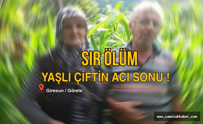 Yaşlı Çiftin Acı Sonu! İple Asılı Halde...