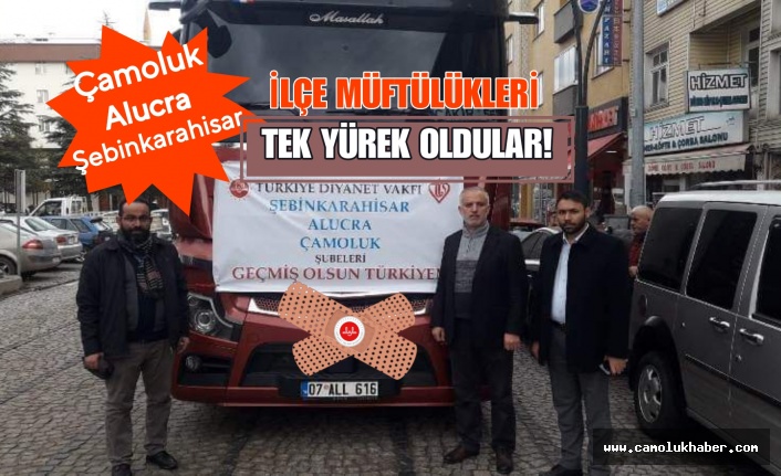 Çamoluk Alucra Şebinkarahisar Müftülükleri Tek Yürek Oldular!