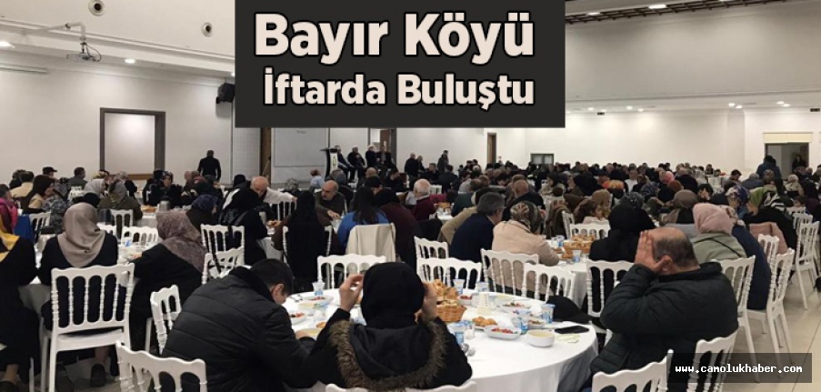 Bayır Köyü İftarda Bir Araya Geldiler