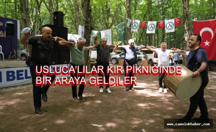 Usluca'lılar Kır Pikniğinde Bir Araya Geldiler.