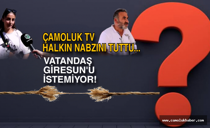 Çamoluk Halkı Referandum olsun İstiyor!