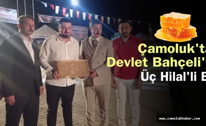 Çamoluk 'tan Devlet Bahçeli'ye Çok Özel Bal