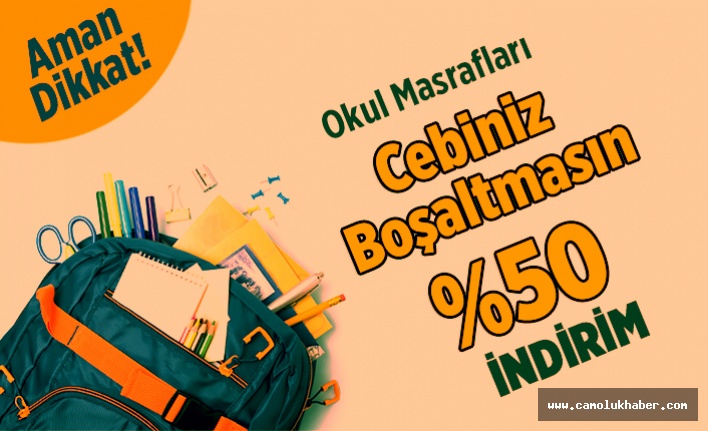 Okul Masrafları Cepleriniz Boşaltmasın