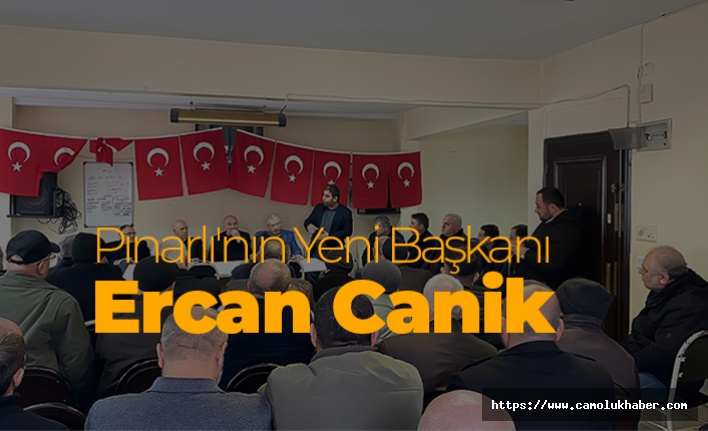 Pınarlı'nın Yeni Başkanı Ercan Canik