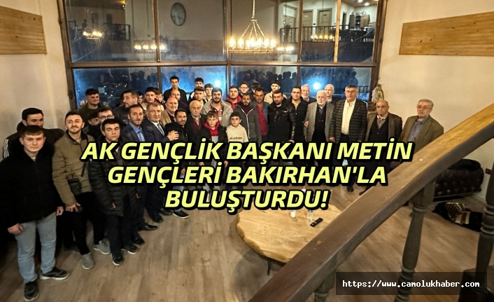 Akgençlik Başkanı Metin Gençleri Bakırhan'la Buluşturdu.